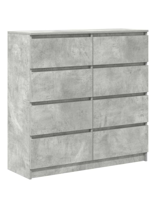 Příborník betonově šedý 100x35x99 cm kompozitní dřevo