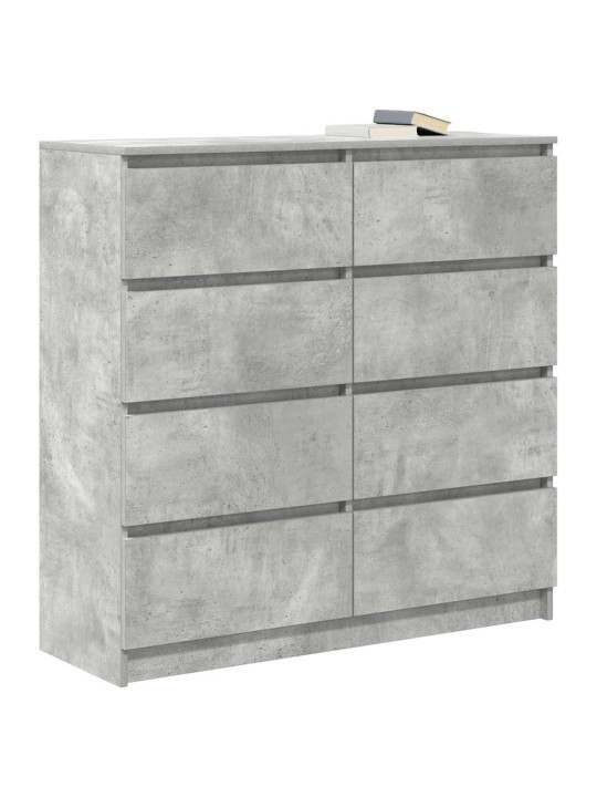 Příborník betonově šedý 100x35x99 cm kompozitní dřevo
