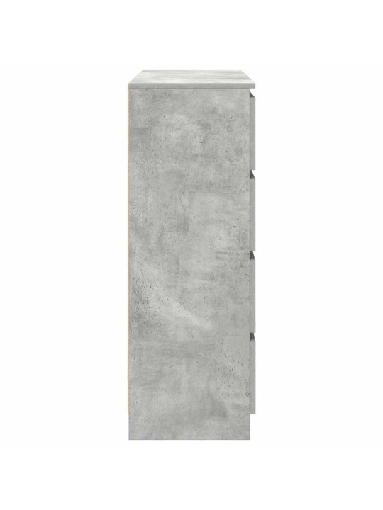 Příborník betonově šedý 100x35x99 cm kompozitní dřevo