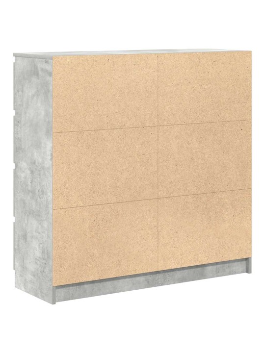 Příborník betonově šedý 100x35x99 cm kompozitní dřevo