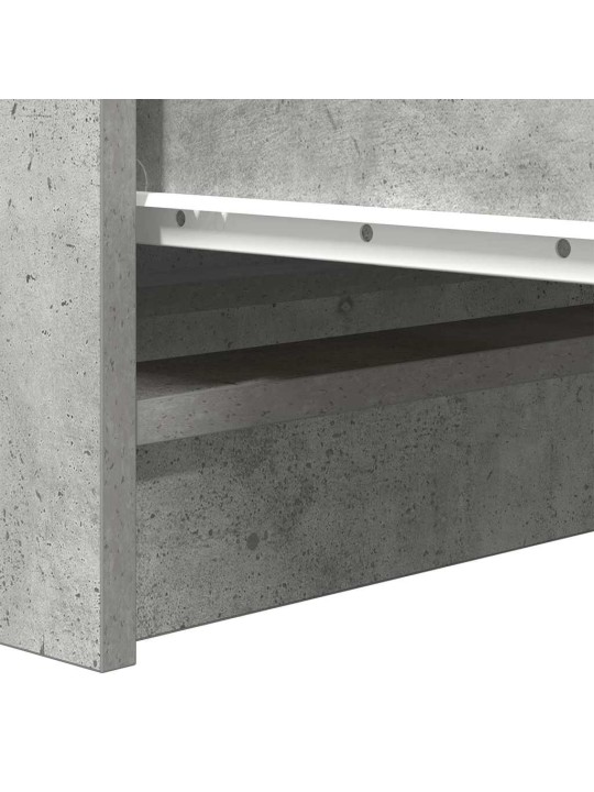 Příborník betonově šedý 100x35x99 cm kompozitní dřevo