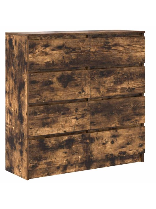 Příborník kouřový dub 100x35x99 cm kompozitní dřevo