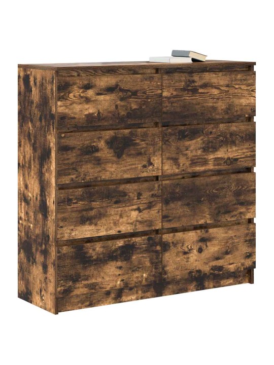 Příborník kouřový dub 100x35x99 cm kompozitní dřevo