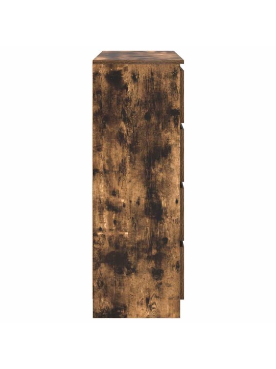 Příborník kouřový dub 100x35x99 cm kompozitní dřevo