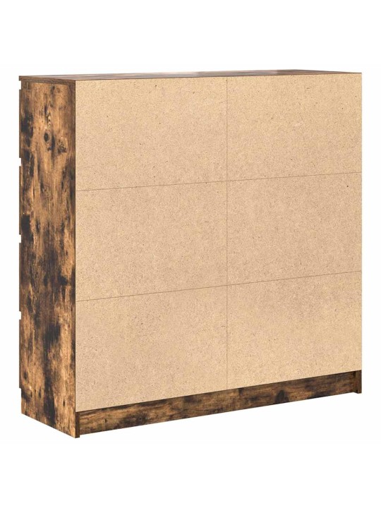 Příborník kouřový dub 100x35x99 cm kompozitní dřevo