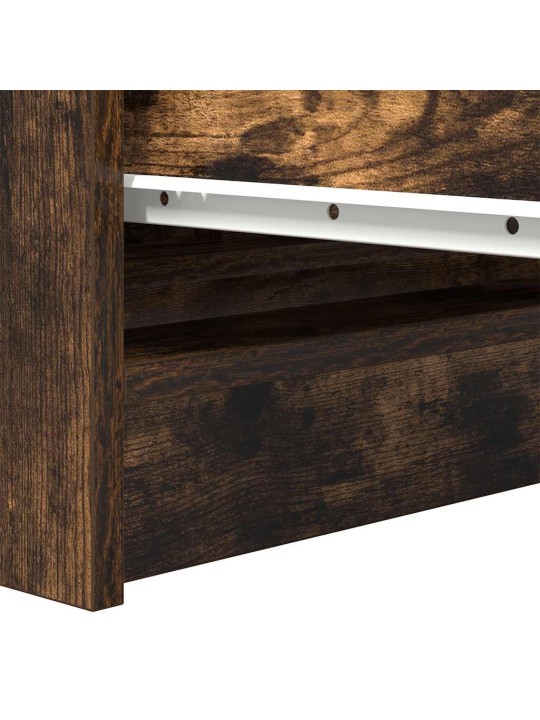 Příborník kouřový dub 100x35x99 cm kompozitní dřevo