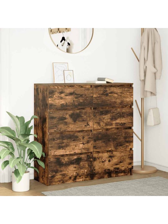 Příborník kouřový dub 100x35x99 cm kompozitní dřevo