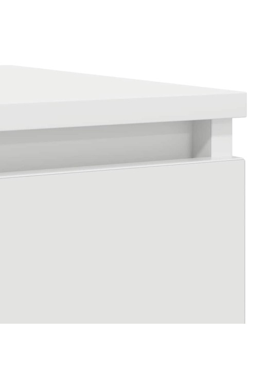 Příborník bílý 100x35x76 cm kompozitní dřevo