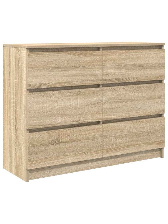 Příborník dub sonoma 100x35x76 cm kompozitní dřevo