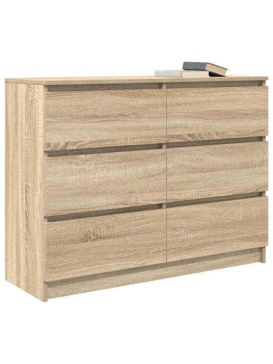 Příborník dub sonoma 100x35x76 cm kompozitní dřevo