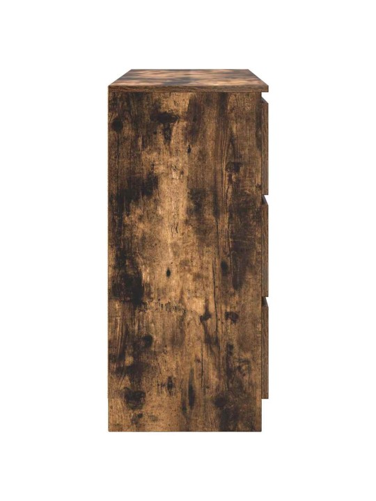 Příborník kouřový dub 100x35x76 cm kompozitní dřevo