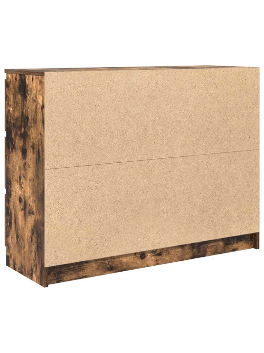 Příborník kouřový dub 100x35x76 cm kompozitní dřevo