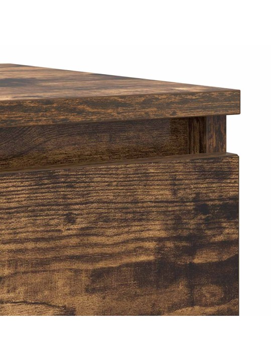 Příborník kouřový dub 100x35x76 cm kompozitní dřevo