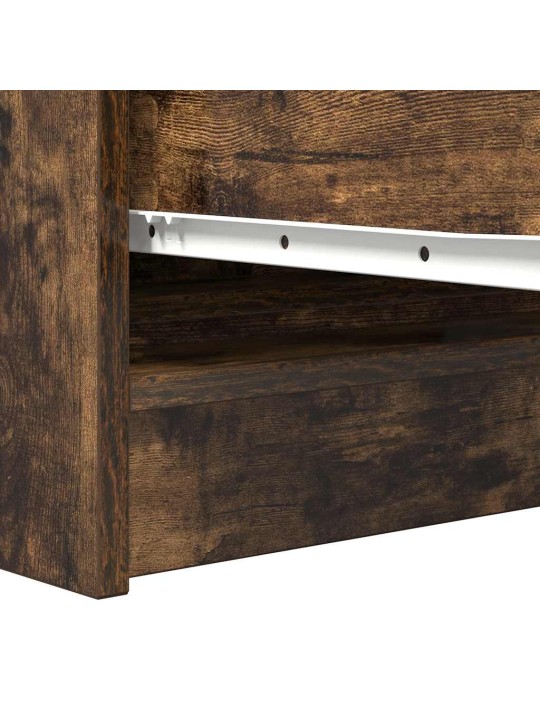 Příborník kouřový dub 100x35x76 cm kompozitní dřevo
