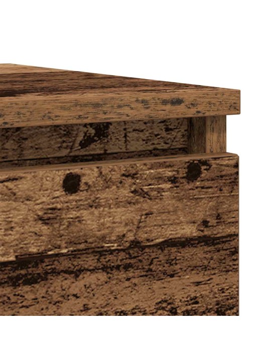 Příborník starého dřeva 100x35x76 cm dřevěná konstrukce