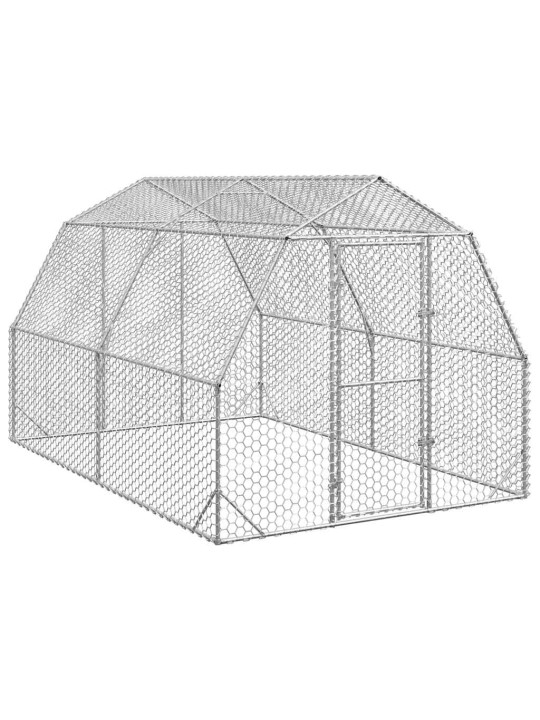 Výběh pro slepice 2,5x4x2,25 m pozinkovaná ocel