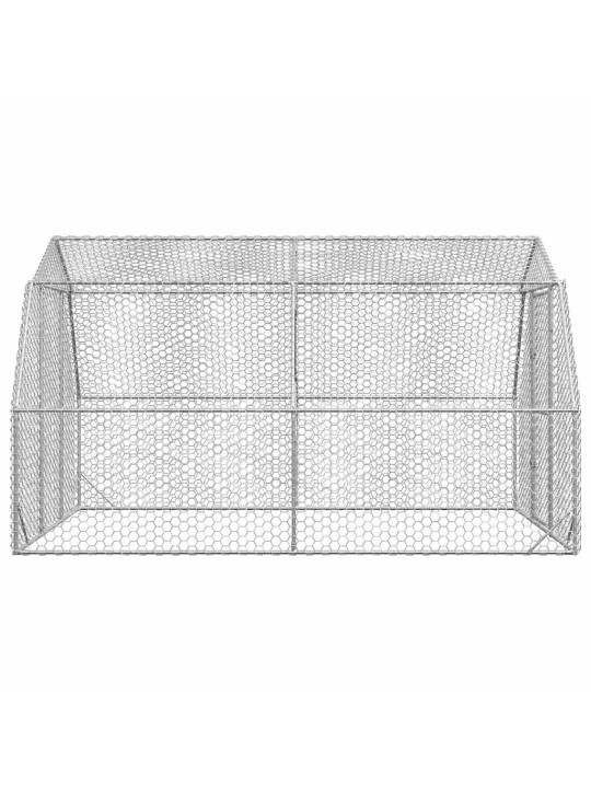 Výběh pro slepice 2,5x4x2,25 m pozinkovaná ocel