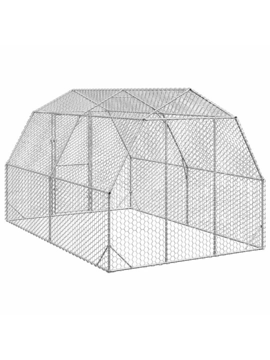 Výběh pro slepice 2,5x4x2,25 m pozinkovaná ocel