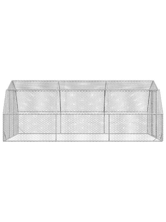 Výběh pro slepice 2,5x6x2,25 m pozinkovaná ocel