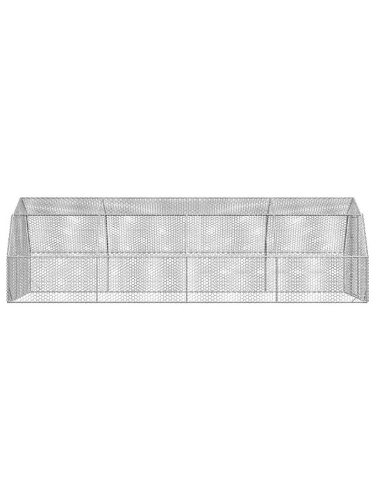 Výběh pro slepice 2,5x8x2,25 m pozinkovaná ocel