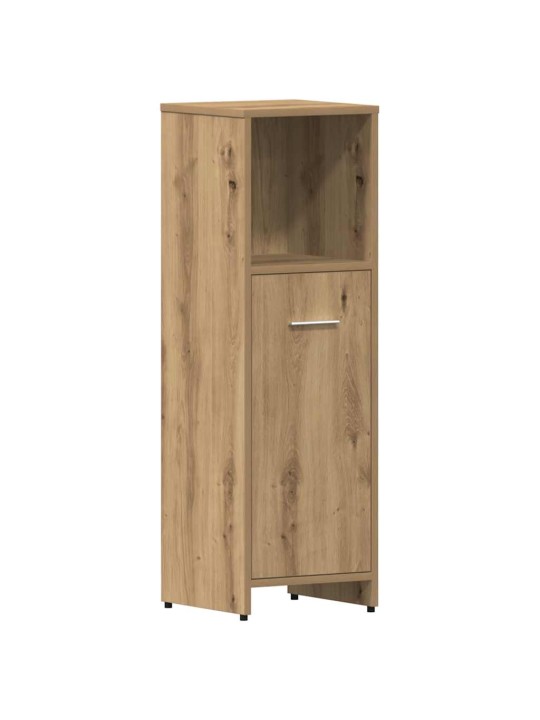 4dílná koupelnová sestava dub artisan kompozitní dřevo