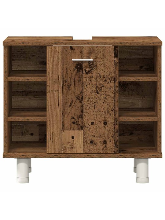 3dílná koupelnová sestava old wood kompozitní dřevo