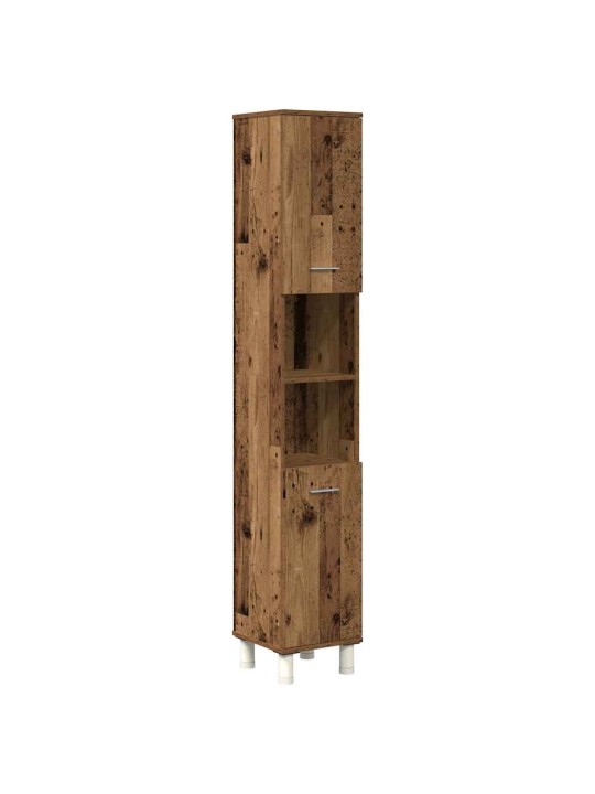 3dílná koupelnová sestava old wood kompozitní dřevo