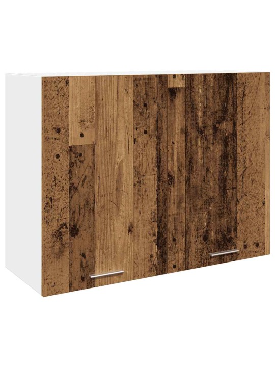 Sada 7dílná kuchyňských skříněk old wood kompozitní dřevo