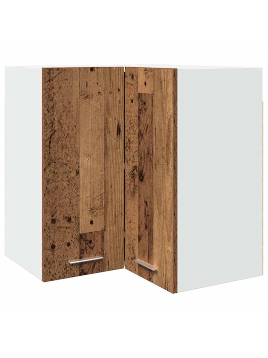 Sada 11dílná kuchyňských skříněk old wood kompozitní dřevo