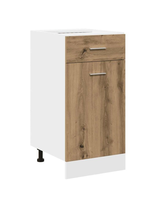 11dílná sada kuchyňských skříněk dub artisan kompozit