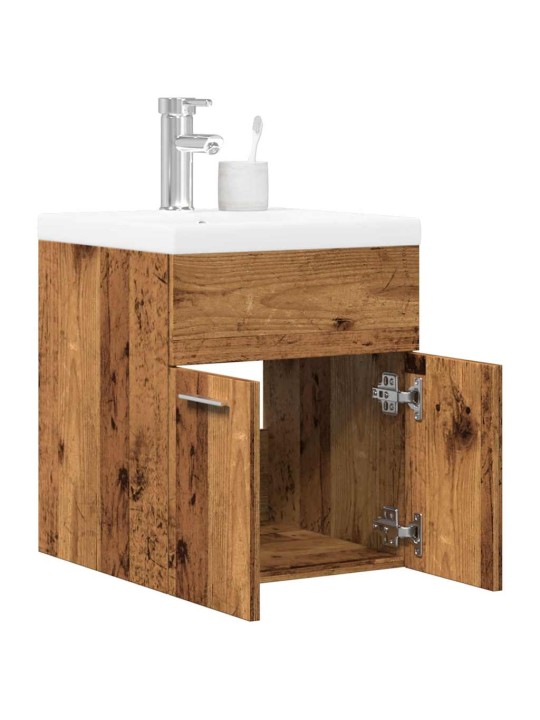 2dílná koupelnová sestava old wood kompozitní dřevo