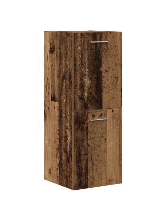 4dílná koupelnová sestava old wood kompozitní dřevo