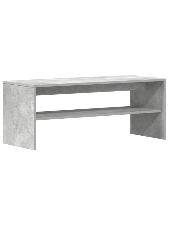 Tv stolek šedý 100 x 40 x 40 cm dřevotříska