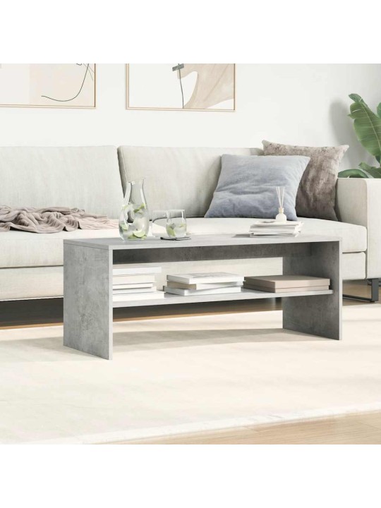 Tv stolek šedý 100 x 40 x 40 cm dřevotříska
