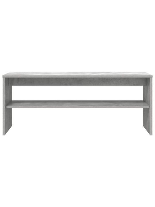 Tv stolek šedý 100 x 40 x 40 cm dřevotříska