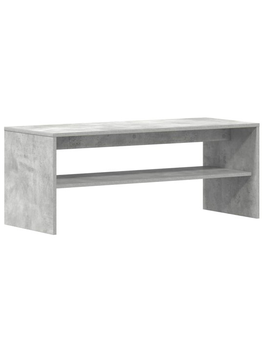 Tv stolek šedý 100 x 40 x 40 cm dřevotříska