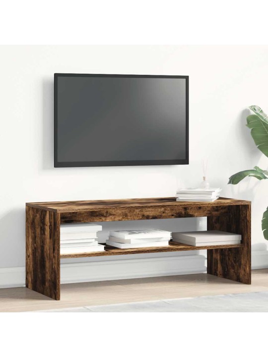 Tv skříňka kouřový dub 100 x 40 x 40 cm kompozitní dřevo