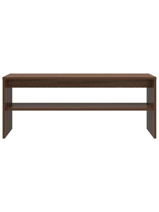 Tv skříňka hnědý dub 100 x 40 x 40 cm kompozitní dřevo