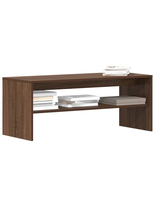 Tv skříňka hnědý dub 100 x 40 x 40 cm kompozitní dřevo