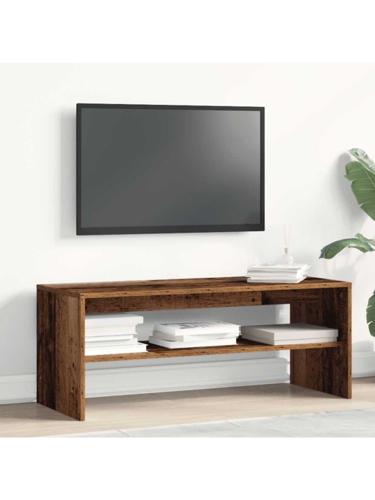 Tv stolek old wood 100 x 40 x 40 cm kompozitní dřevo
