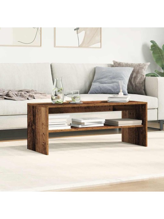 Tv stolek old wood 100 x 40 x 40 cm kompozitní dřevo