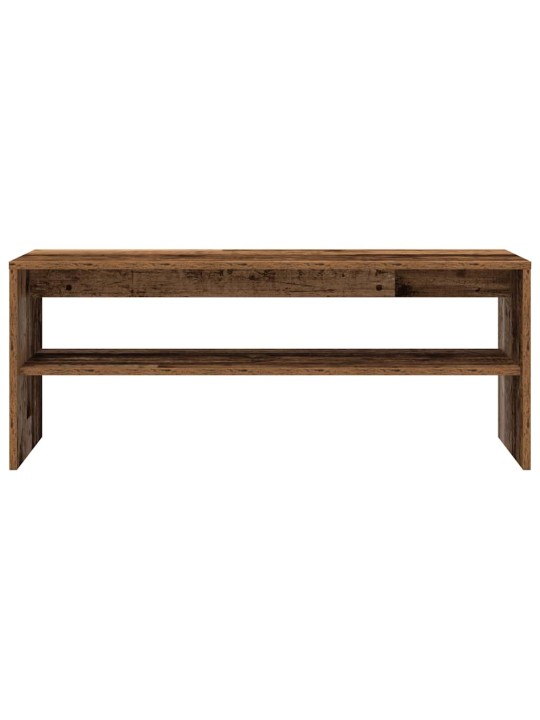 Tv stolek old wood 100 x 40 x 40 cm kompozitní dřevo