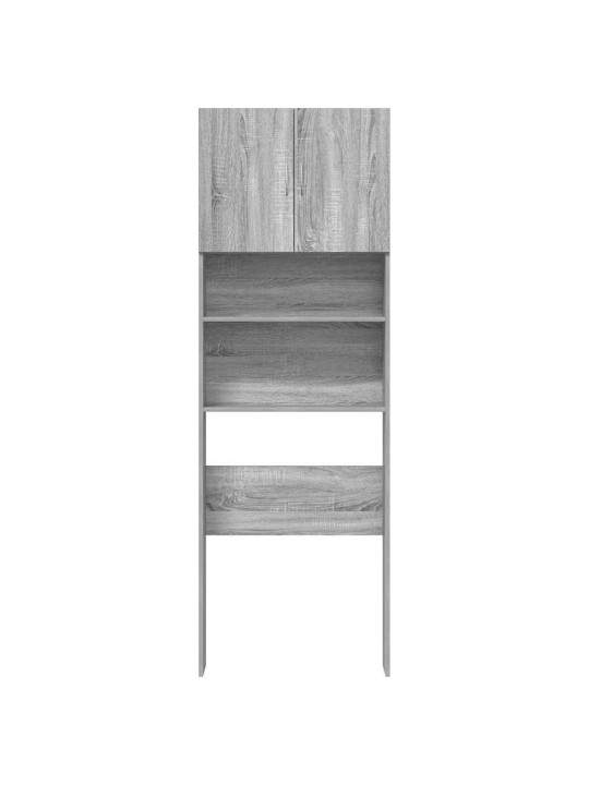 Skříňka na pračku grey sonoma 64x24x190 cm dřevěná konstrukce