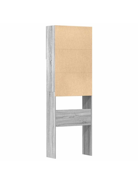 Skříňka na pračku grey sonoma 64x24x190 cm dřevěná konstrukce