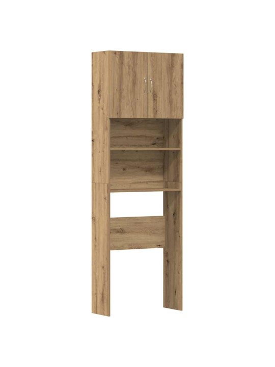 Skříňka na pračku artisan oak 64x24x190 cm dřevěná konstrukce