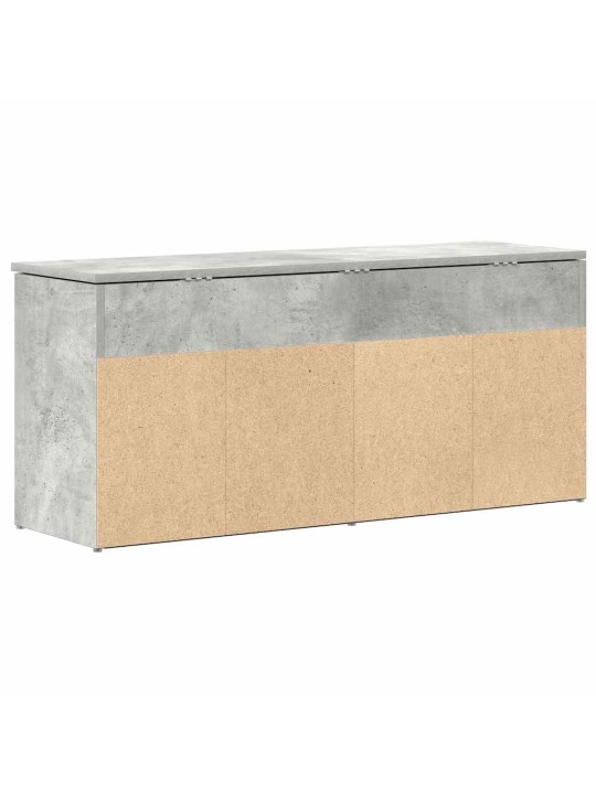 Botník betonově šedý 102x30,5x45 cm kompozitní dřevo