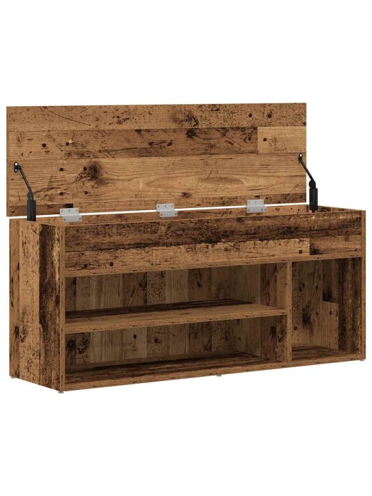 Botník old wood 102x30,5x45 cm kompozitní dřevo