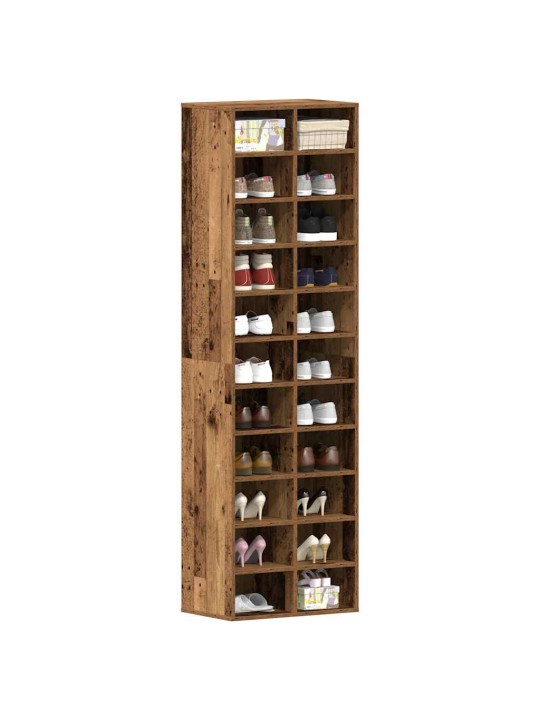 Botník old wood 54x34x183 cm dřevěné konstrukce