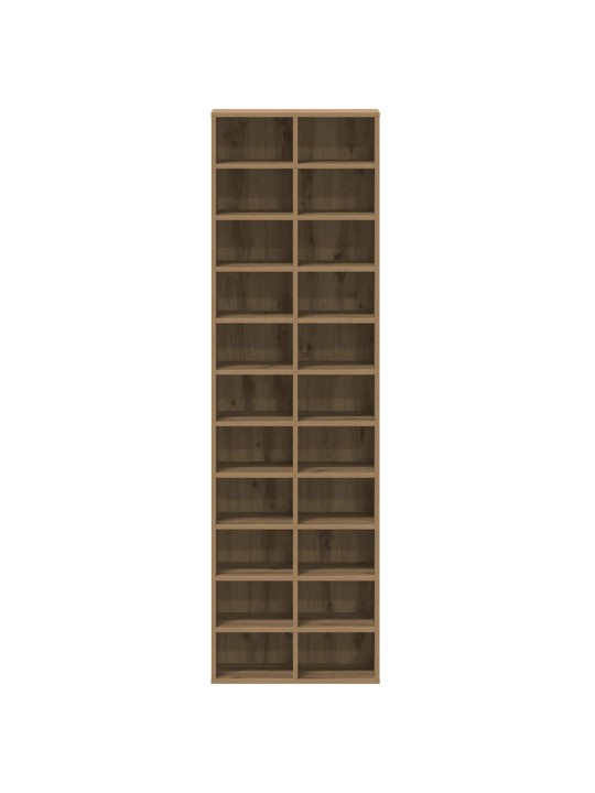 Botník artisan dub 54x34x183 cm dřevěné konstrukce