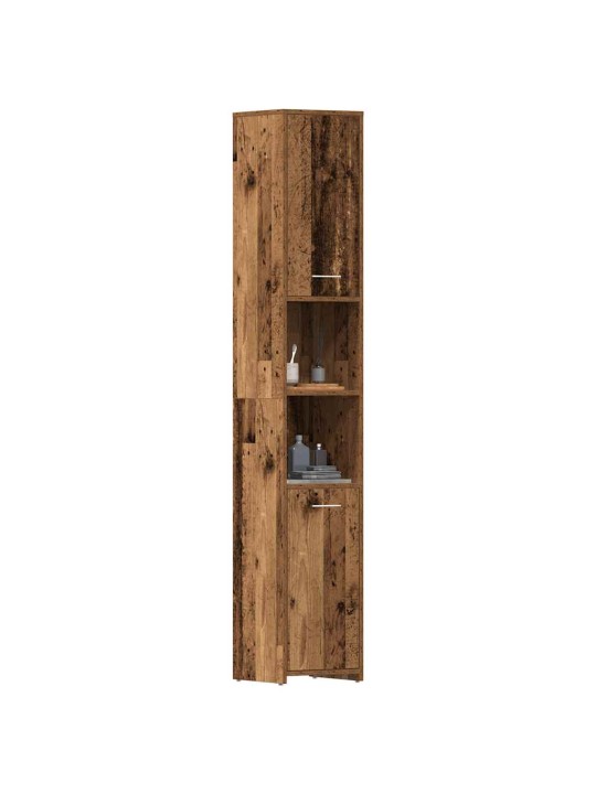 Koupelnová skříňka old wood 30 x 30 x 183,5 cm dřevotříska